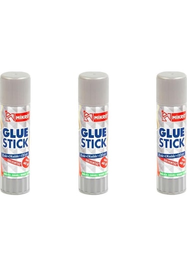 Mikro 40 Gr. Glue Stick Yapıştırıcı 3 Adet