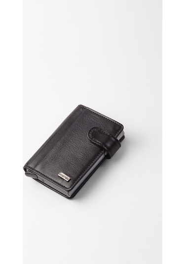 Cengiz Pakel Hakiki Deri Kartlık 2454-Siyah (432621389)-2454-Siyah