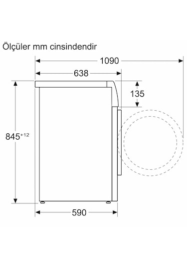 Siemens iQ700 WG54B2A1TR 1400 Devir 10 KG Çamaşır Makinesi