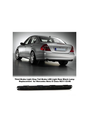 Singree Mercedes E Class W211 03-06 Led Üçüncü Stop Lambası - Siyah Oem Yedek Parça