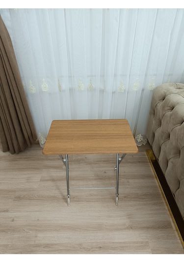 Çanta Zigon Sehpa,4'lü Sehpa, Zigon Sehpası, Mdf Mebran - Bambu