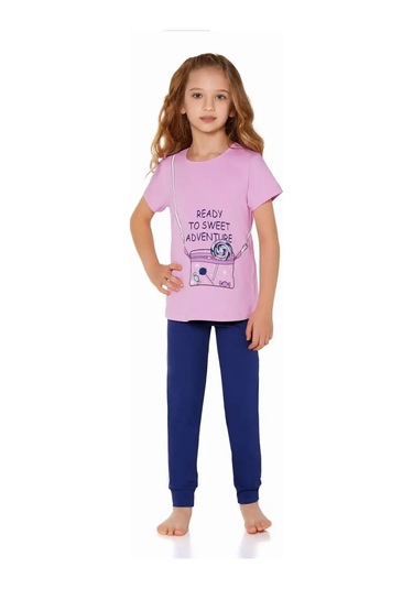 Baykar Kız Çocuklar İçin Pantolonlu Pijama 170496458 Leylak