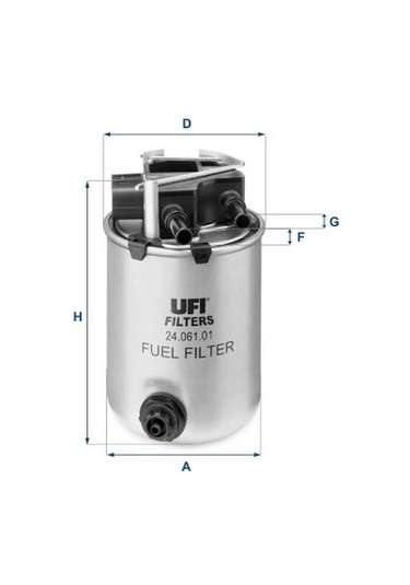 MAZOT FİLTRESİ NISSAN QASHQAI J10 1,6DCİ 2011-2013 ARASI ( UFI )