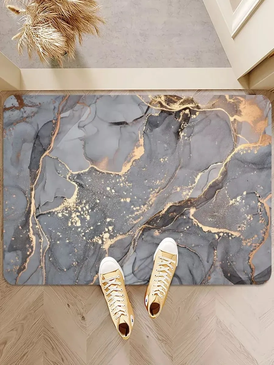 Haritosh Vse Dla Vas Ev İçin Kaymaz Hızlı Kuruyan Paspas 337268192 Gri