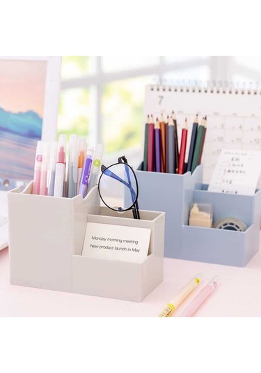 Dianziye Ofis Masa Düzenleyici: Telefon Tutucu Ve Kalemlik - Gri Renkli Çok Amaçlı Masa Gereci Diğer