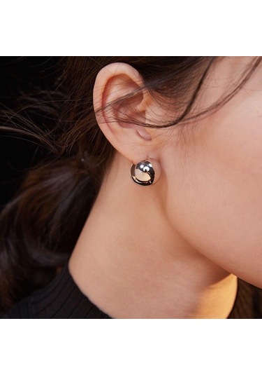 Gümüş Moda Paslanmaz Çelik Altın Renk Küçük Boncuk Küpe Kadınlar İçin Zarif Düğün Parti Gelin Takı Hediye Alerjiyi Önlemek