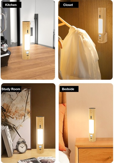 Reedark Akıllı Ev Usb Şarjlı Led Sensör Işığı - 3 Modlu, 5m Algılama, Akıllı Kabin/ofis/el Feneri, 1w Soğuk/ıslak Beyaz Işık Beyaz