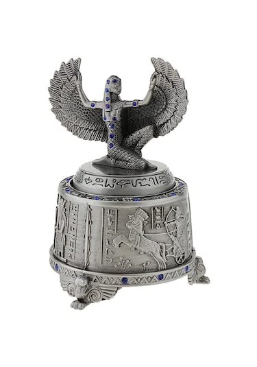 Dolıty Vintage Çinko Alaşım Müzik Mısır Tanrıçası 8,7x8,7x12cm
