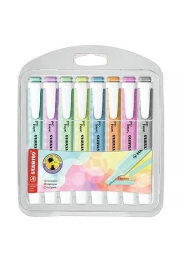 Stabilo Swing Cool Yeni Pastel 8lı Paket Yeni