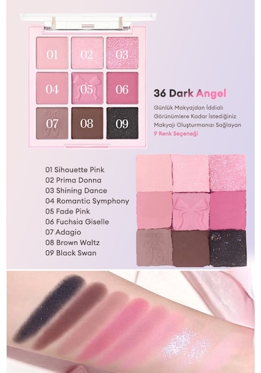 Dasıque Shadow Palette 36 Dark Angel