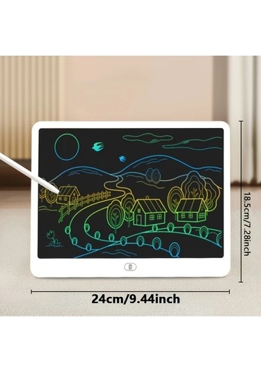 Trendooze 11 İnç Beyaz Lcd Yazı Çizim Tableti Çocuklar İçin Eğitici Oyuncak Gaojunshop01 Beyaz