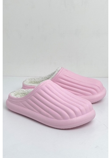 Modafrato Flora Kapalı Içi Yünlü Unisex Ev Terliği Kışlık Terlik