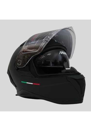 Arwic Mat Kapalı Full Face Motosiklet Kaskı Ar939 Siyah