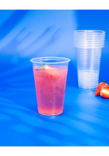Komus Tek Kullanımlık Bardaklar, 200 Ml, 100 Adet, Şeffaf 174429610 100 adet