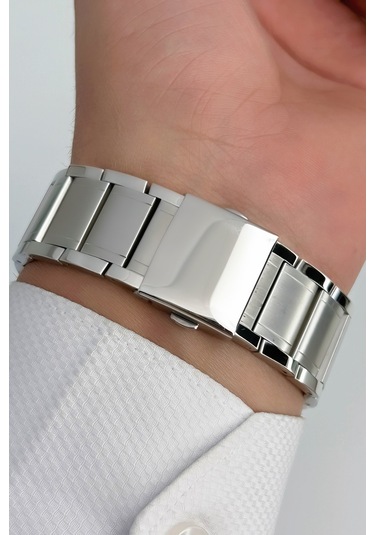 Ferrucci Function Erkek Kol Saati Çelik Kordon Gümüş-siyah Bileklik 3atm Sdfer059 Gümüş - Siyah