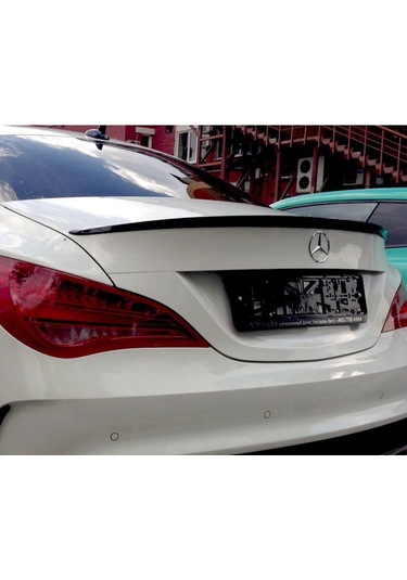 Autogp Mercedes Cla Bagaj Üstü Spoiler W117 Pianoblack Boyalı 017 Mb34 01 01