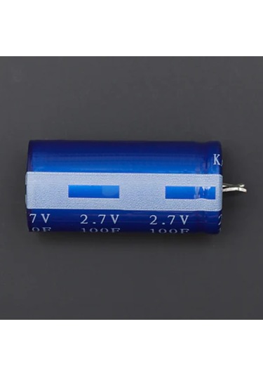 100f 2.7v Süpercap 22x45mm Dıp Süper Kapasitör Enerji Depolama Güneş Rüzgar Akü Batarya Güç Kaynağ