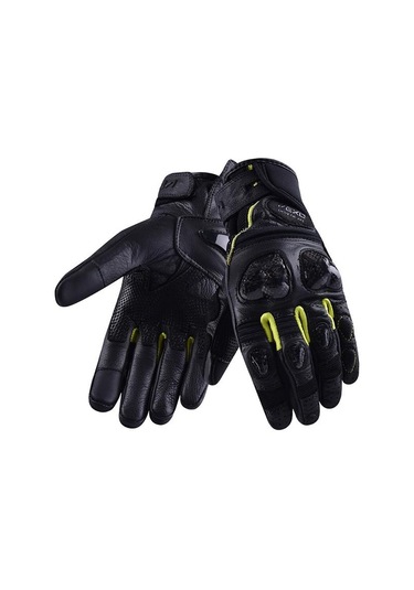 Vexo Gp Tech Pro Air Motosiklet Eldiveni Siyah - Neon Sarı