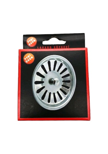 Yeni Çöpmak Metal Lavabo Süzgeç Çelik