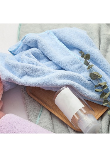 Kosona Mor Koral Fleece Banyo Seti Yıkama Havlu + El Havlu - Yumuşak, Dayanıklı Ve Çok Amaçlı Kullanım Diğer