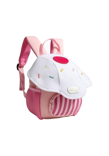 Anaokulu Sevimli Okul Çantası Beyaz