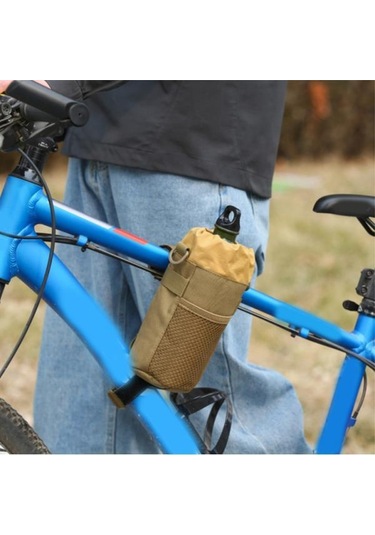 Suntek Bisiklet Su Şişesi Tutucu Taşınabilir Bardak Scooter Kahverengi