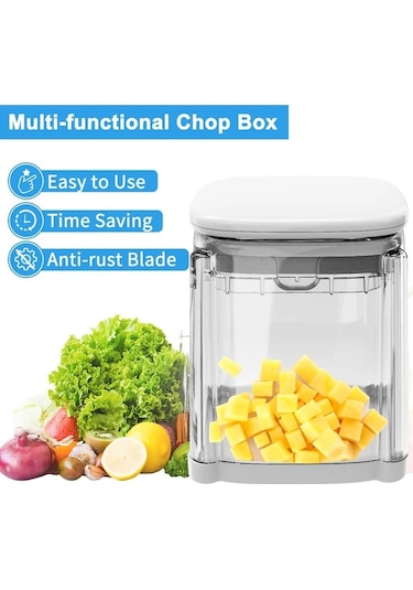 Dashanshop 1 Takım Çok Amaçlı Light Green Manuel Sebze Ve Meyve Doğrayıcı Paslanmaz Çelik Bıçaklı Dilimleme Doğrama Ve Dilimleme İçin Mutfak Malzemeleri 1 Parça