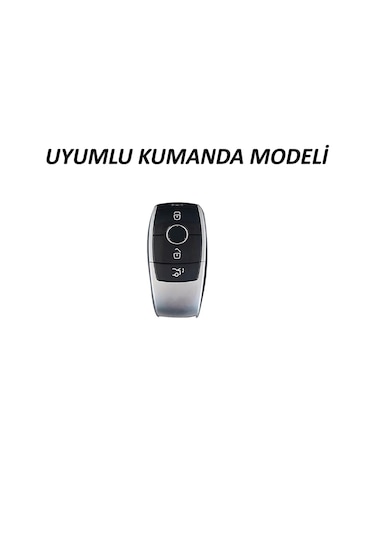 Mercedes Uyumlu Karbon Anahtarlık Anahtar Kabı Keychain