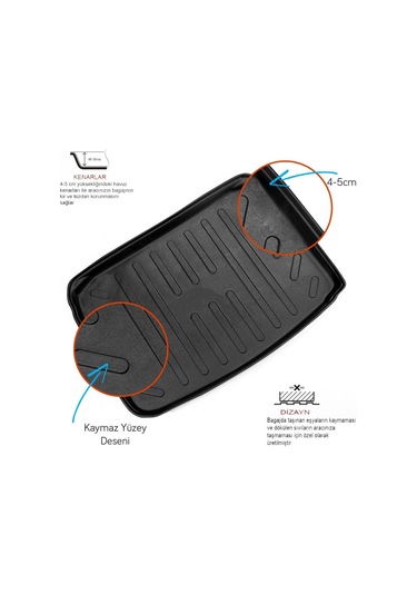 Nyf Skoda Fabia Hb 2008-2014 Bagaj Havuzu