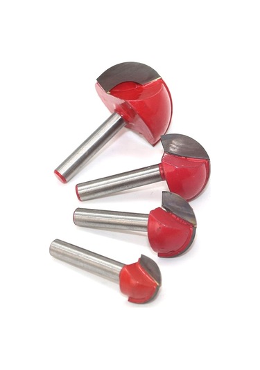 Sones 4 Adet/takım 16-32mm 6 Saplı Dantel Yuvarlak Kesici Ağaç İşleme Kabartma Freze Kesici