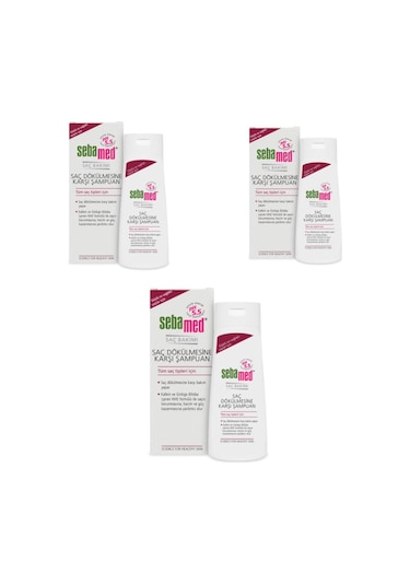 Sebamed Saç Dökülmesine Karşı Etkili Şampuan 3 x 400 ML