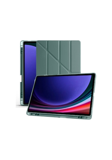 Samsung Uyumlu Tab S6 Lite P610 10.4 İnç Katlanabilir Kalemlikli Standlı