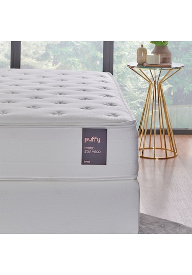 Puffy Hybrid Star Visco Pedli Pocket Çift Kişilik Yatak 150x200