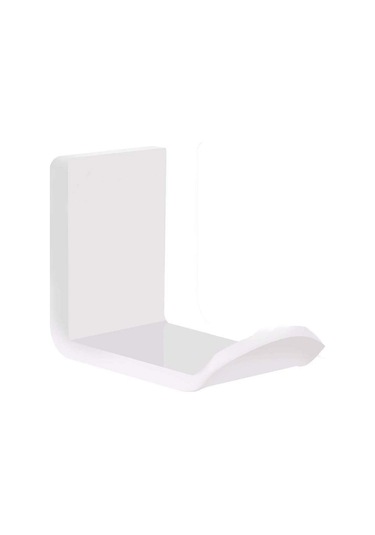 Sones 2 Adet Kulaklık Braketi Yapışkanlı Kulaklık Askısı Beyaz