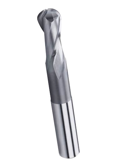 18mm 2 Ağız Uzun Küre Parmak Freze Hss