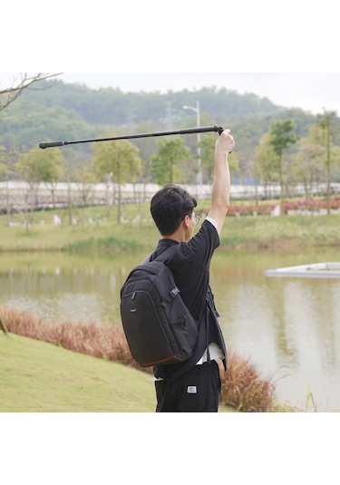 Sones Insta360 X3 / X4 Puluz Döner Saplı Masaüstü Tripod Standı Siyah