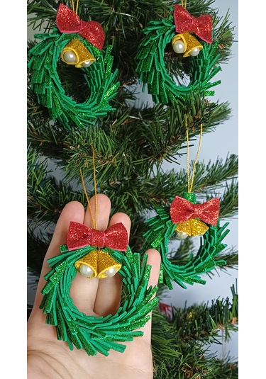 Yılbaşı Süsü Eva 4 Lü 04