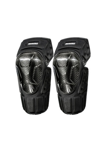 Novahub Yüksek Dayanıklılık Mdl1019 Karbon Fiber Korumalı Motosiklet Dizliği Siyah Siyah