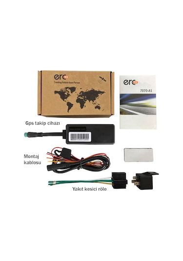 Erctec A1 Gps Araç Takip Cihazı Motor Blokajlı