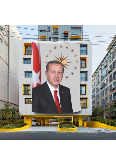 Cumhurbaşkanı Recep Tayyip Erdoğan Portresi 100x150 Cm Tek Ebat