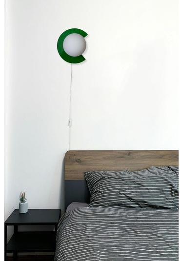 Kesik Aplik Fişli Yeşil