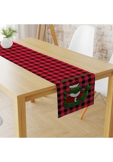 Yeni Xıxun Örtüsü Noel Noel Moda Masa Keten Ev Eşyaları Dekorasyon Baskı 4 Xx Çok Renkli - 0.80 X 100 Çok Renkli