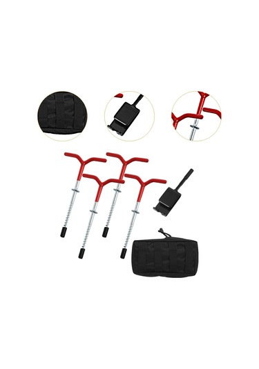 Dolıty 4 Adet Buz Çapa Matkap Adaptörü Pratik Zemin Soketsiz