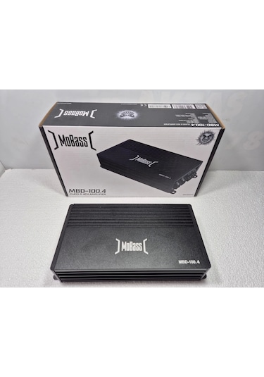 Mobass 4 Kanal Amfi 4 X 100 Rms Ses Ve Bass Amfisi Mobass Mbd-100.4 Oto Anfi