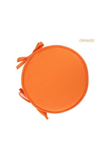 Turuncu Yuvarlak Bistro Dairesel Sandalye Minderi Koltuk Yedekleri Mutfak Yemek Çıkarılabilir Kapak Yeni