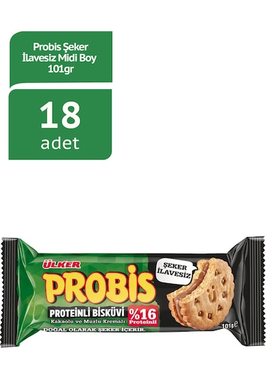 Probis Şeker İlavesiz Midi Boy 101gx18 Adet