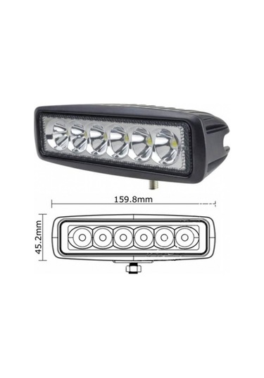 Ducki 15Cm 6Inc Led 18W Spot