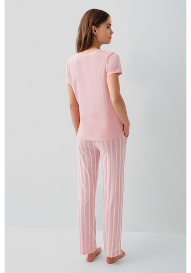 Pierre Cardin Kadın Pembe Pijama Takım Pc9150-s-v2 Pembe