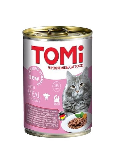 Tomi Dana Etli Konserve Yetişkin Kedi Maması 400 G