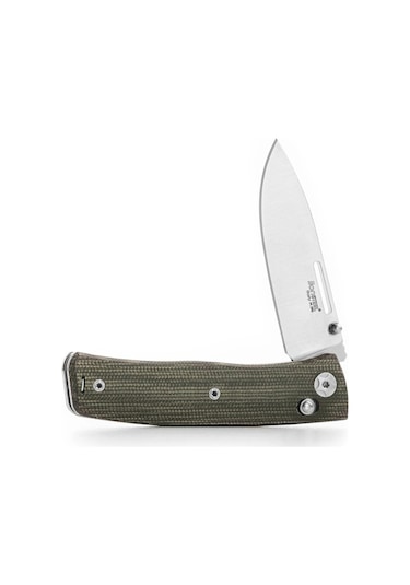 Lionsteel Nini Green Canvas - Full Handle Kamp Çakı Yeşil